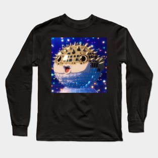 Crying At The Discoteque Pufferfish Long Sleeve T-Shirt